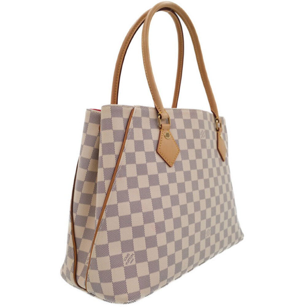 Louis Vuitton Azur White Calvi Damier Bag Tote